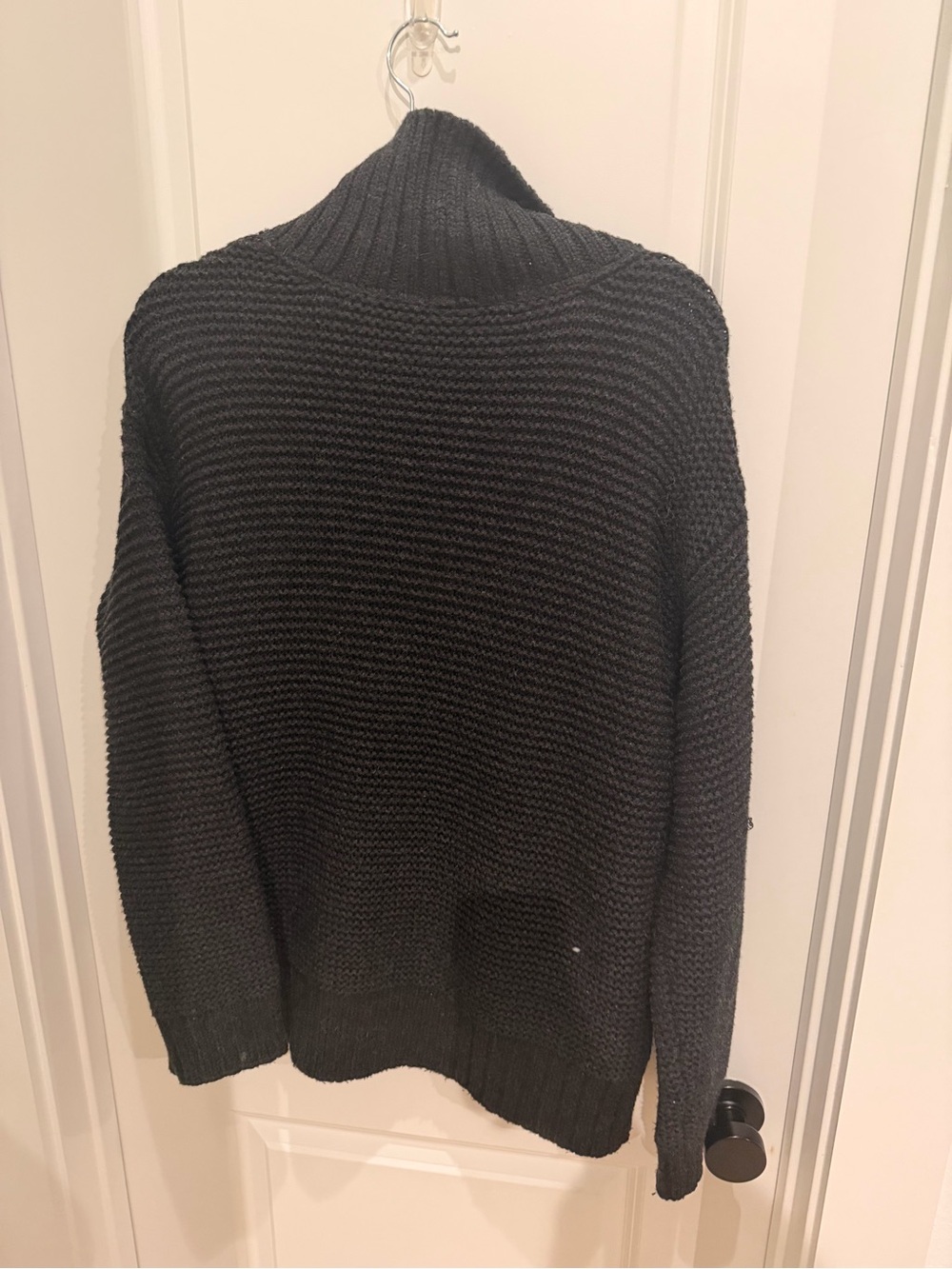 lululemon athletica Charcoal Ribbed Turtleneck Sweater